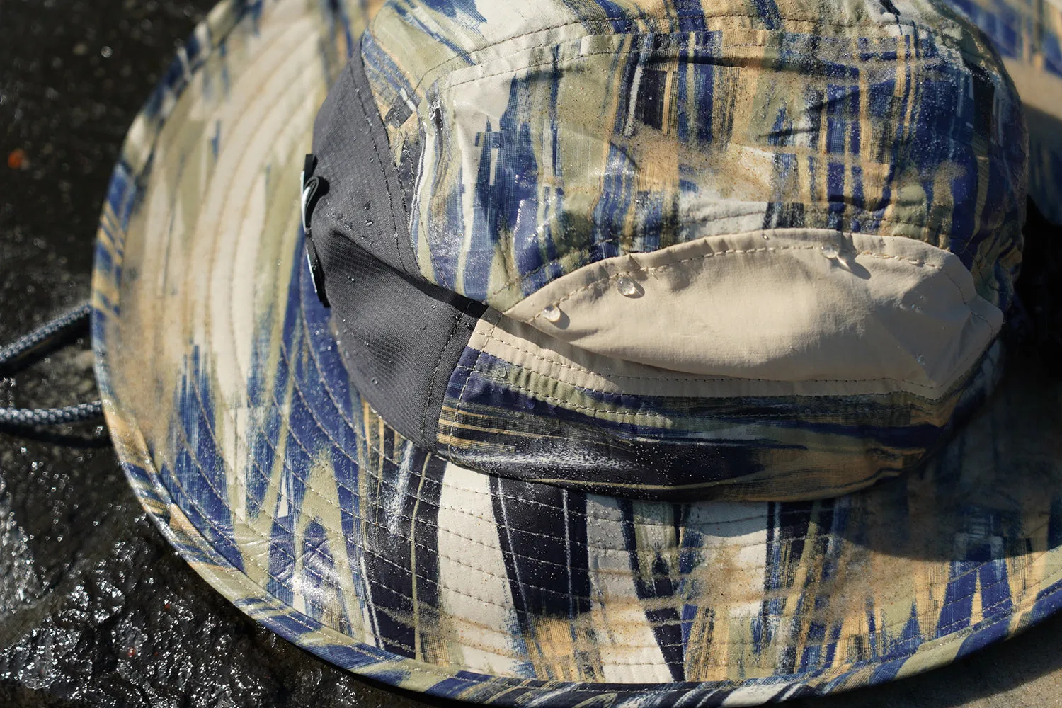 El Dingo Wide Brim Surf Hat - Camo