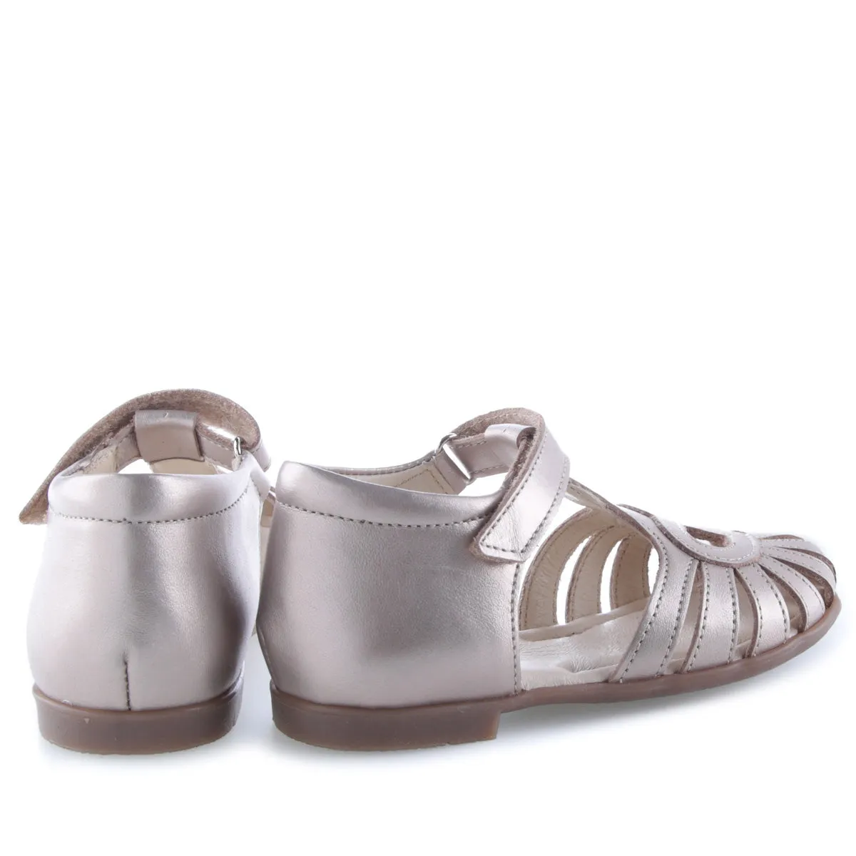 Emel Champagne Gold Heart Sandal