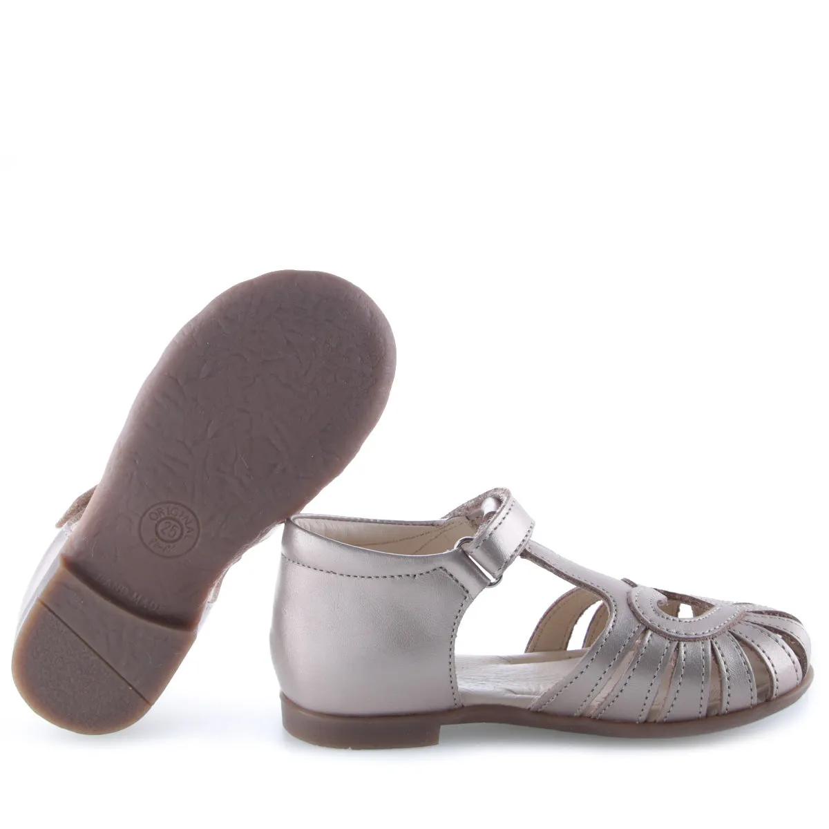 Emel Champagne Gold Heart Sandal