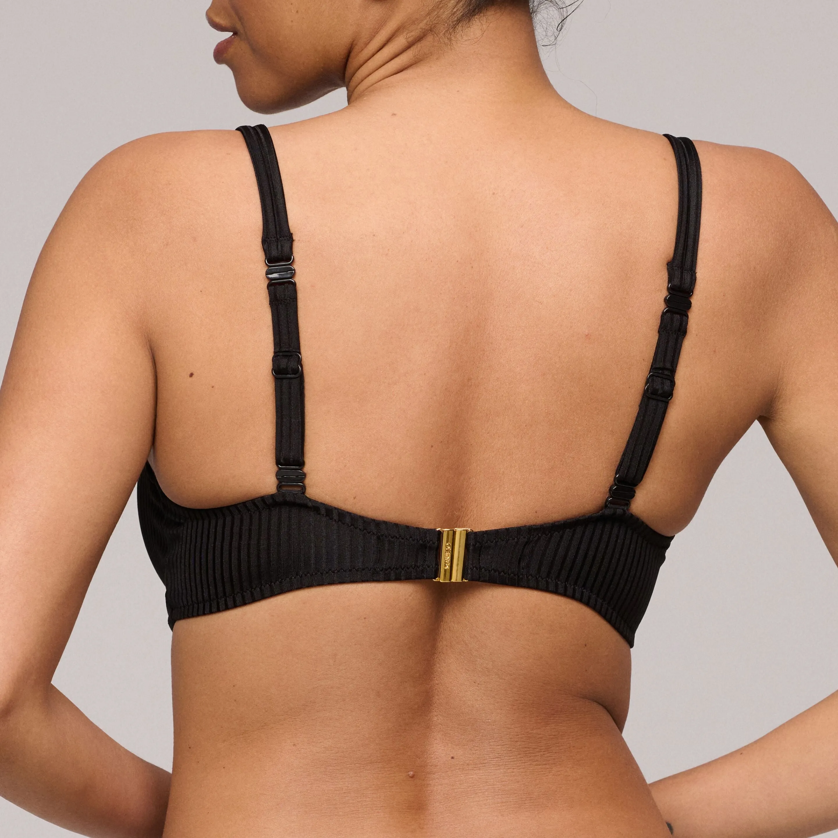 Emly Padded Bikini Top Heartshape In Black - Marie Jo