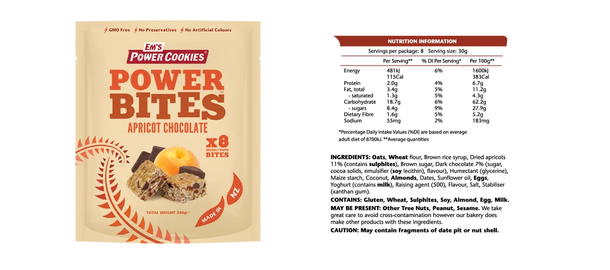 Ems Power Cookie Bites