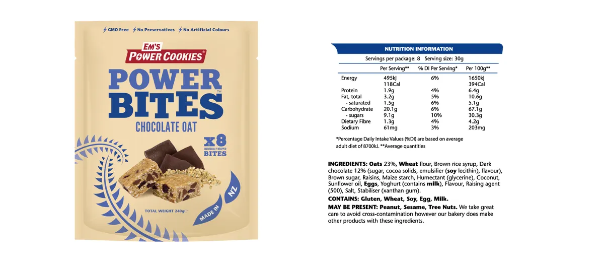Ems Power Cookie Bites