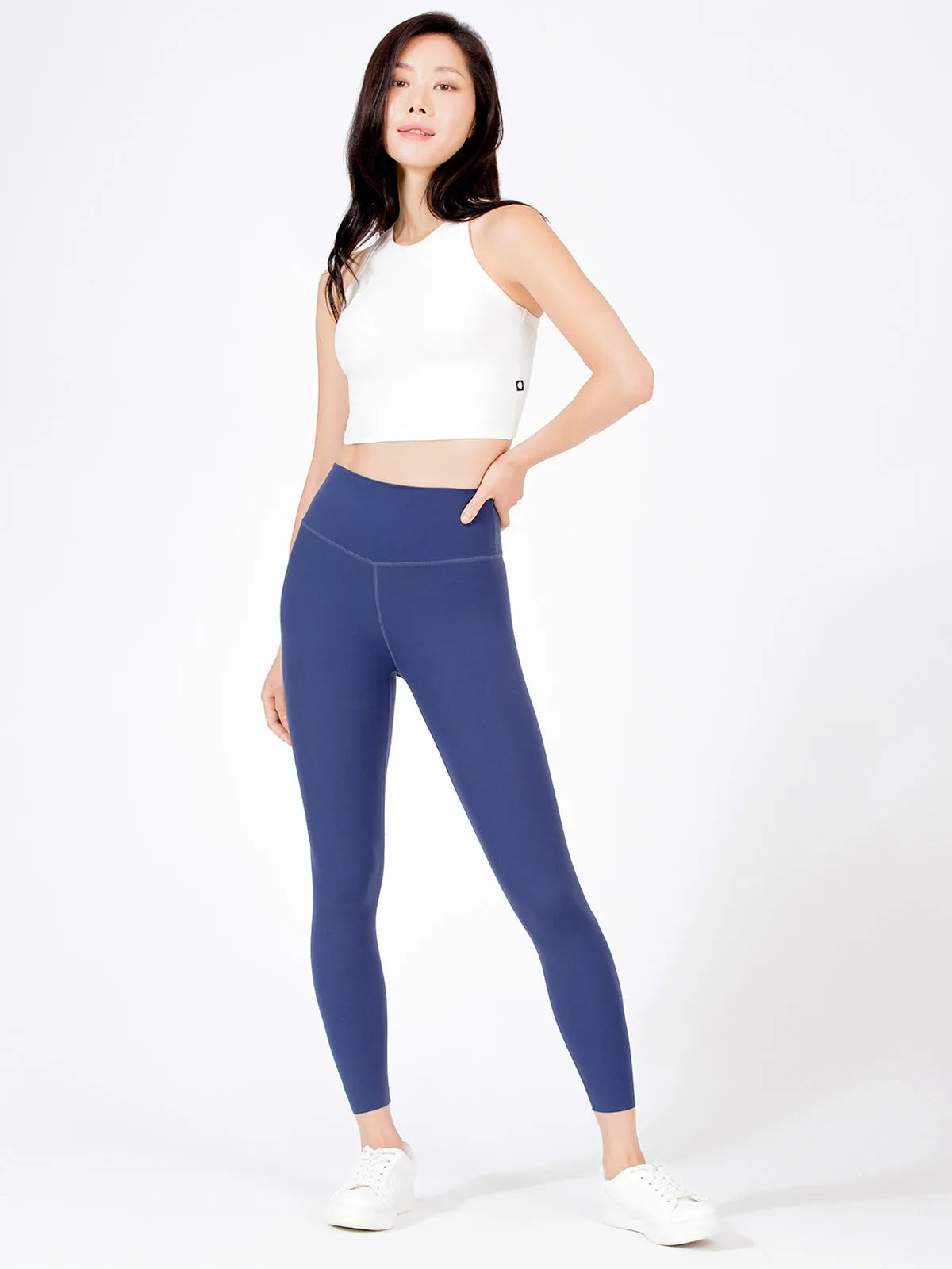 EVERYDAY RIBBED CROPPED SINGLET, BEIGE