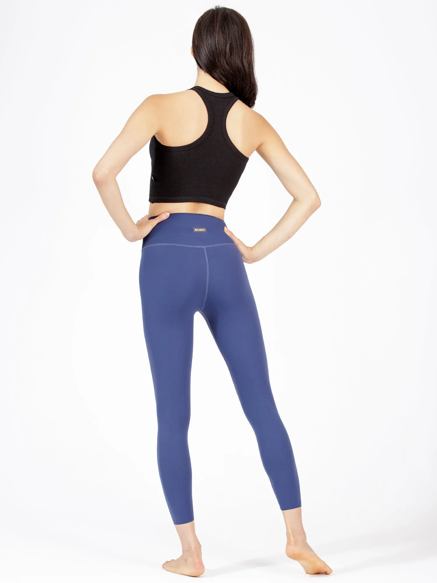 EVERYDAY RIBBED CROPPED SINGLET, BLACK