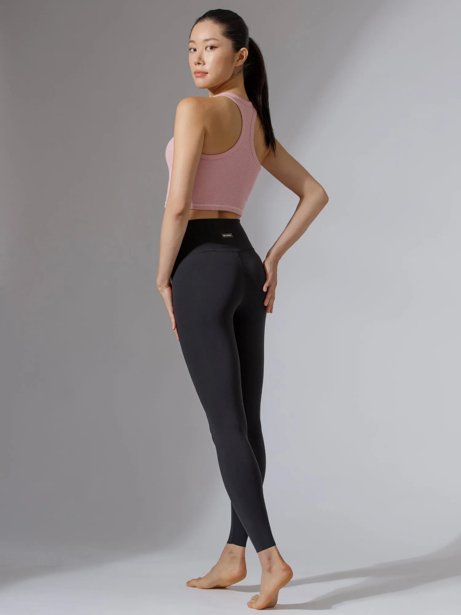 EVERYDAY RIBBED CROPPED SINGLET, PINK