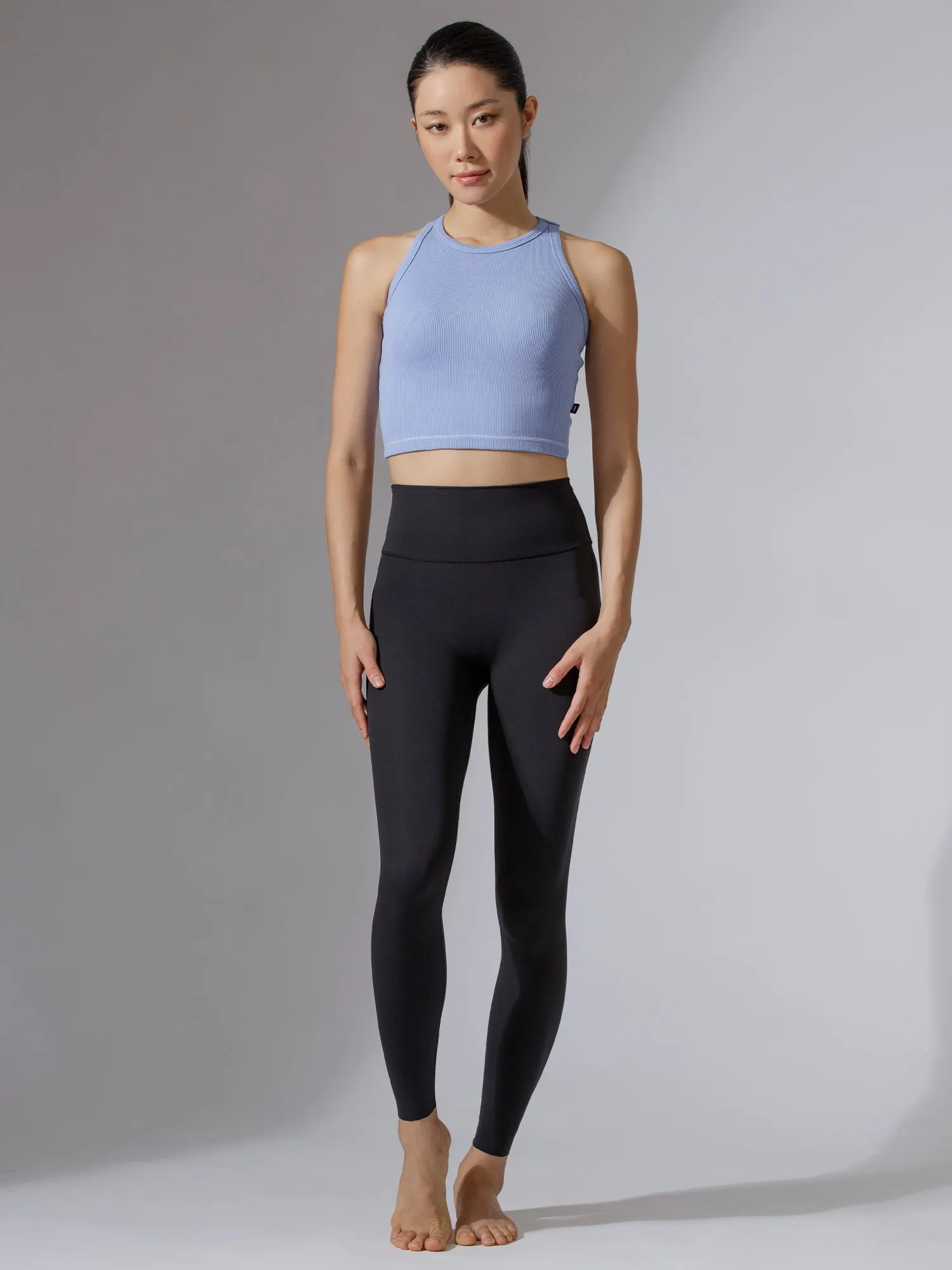 EVERYDAY RIBBED CROPPED SINGLET