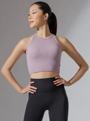 EVERYDAY RIBBED CROPPED SINGLET