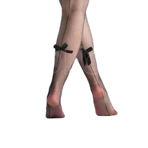 Fantasia Pantyhose  20 D Fishnet with bow tie
