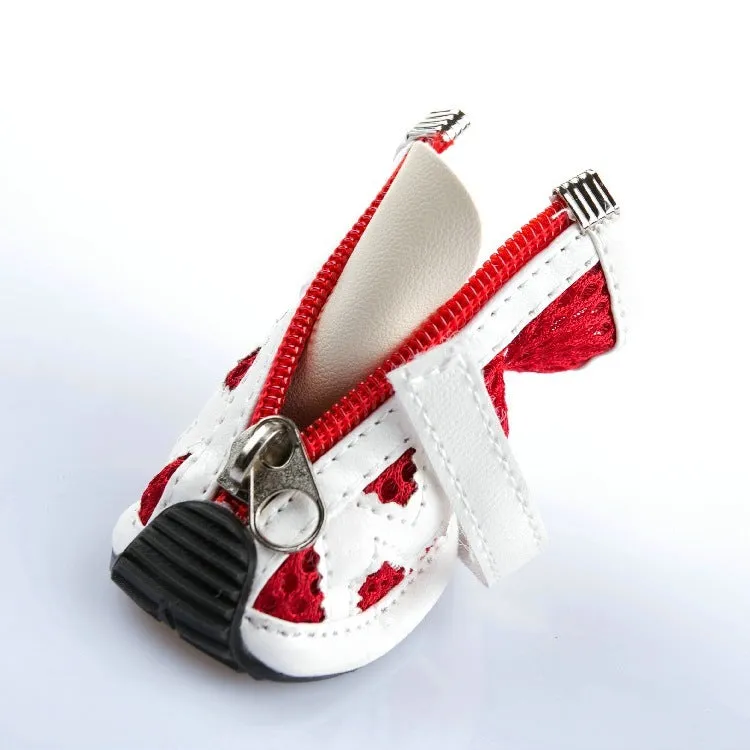 Fashion Pet Mesh Breathable Shoe Sticker M Type