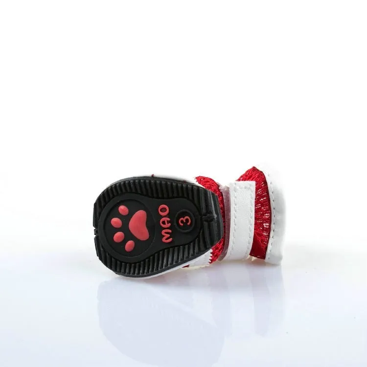 Fashion Pet Mesh Breathable Shoe Sticker M Type