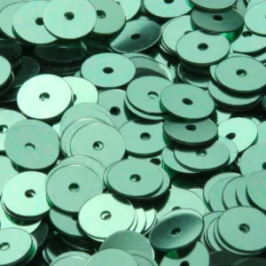 Flat Round Sequin #244 Light Green (Metallic)