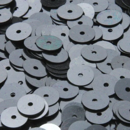 Flat Round Sequin #271 Dark Gray (Metallic)