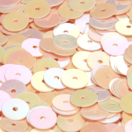 Flat Round Sequin #509 Light Pink (Opaque Iris)