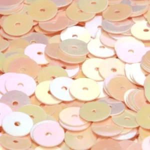 Flat Round Sequin #509 Light Pink (Opaque Iris)
