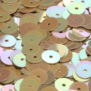 Flat Round Sequin #565 Brown (Opaque Iris)