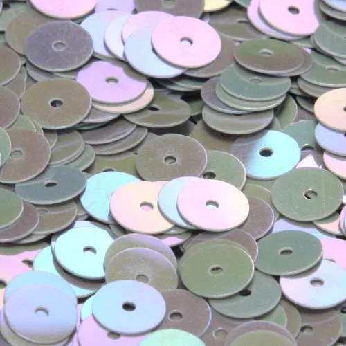 Flat Round Sequin #571 Dark Gray (Opaque Iris)