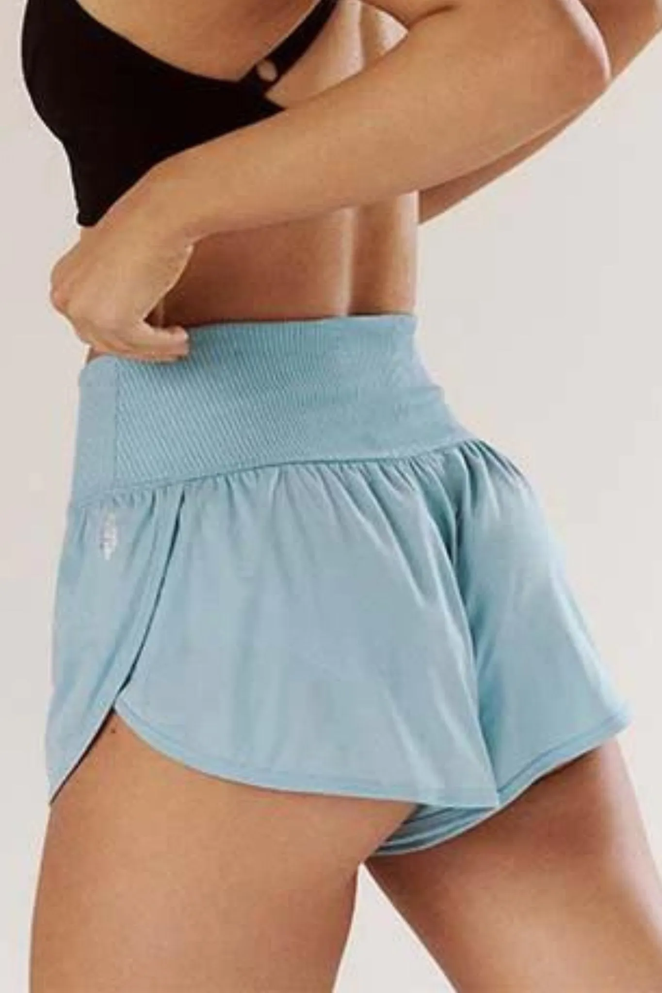 Free People: Game Time Short in Eucalyptus