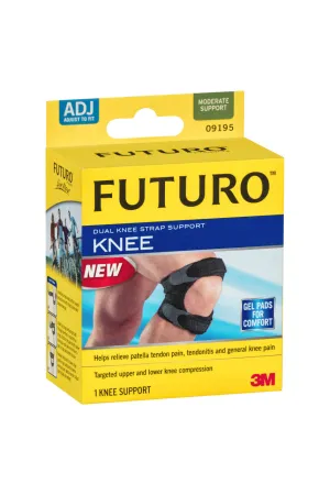 FUTURO Dual Knee Strap Support Adjustable