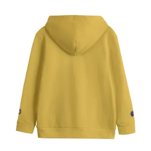 Glam Cute Kid's Pullover Hoodie | Yellow