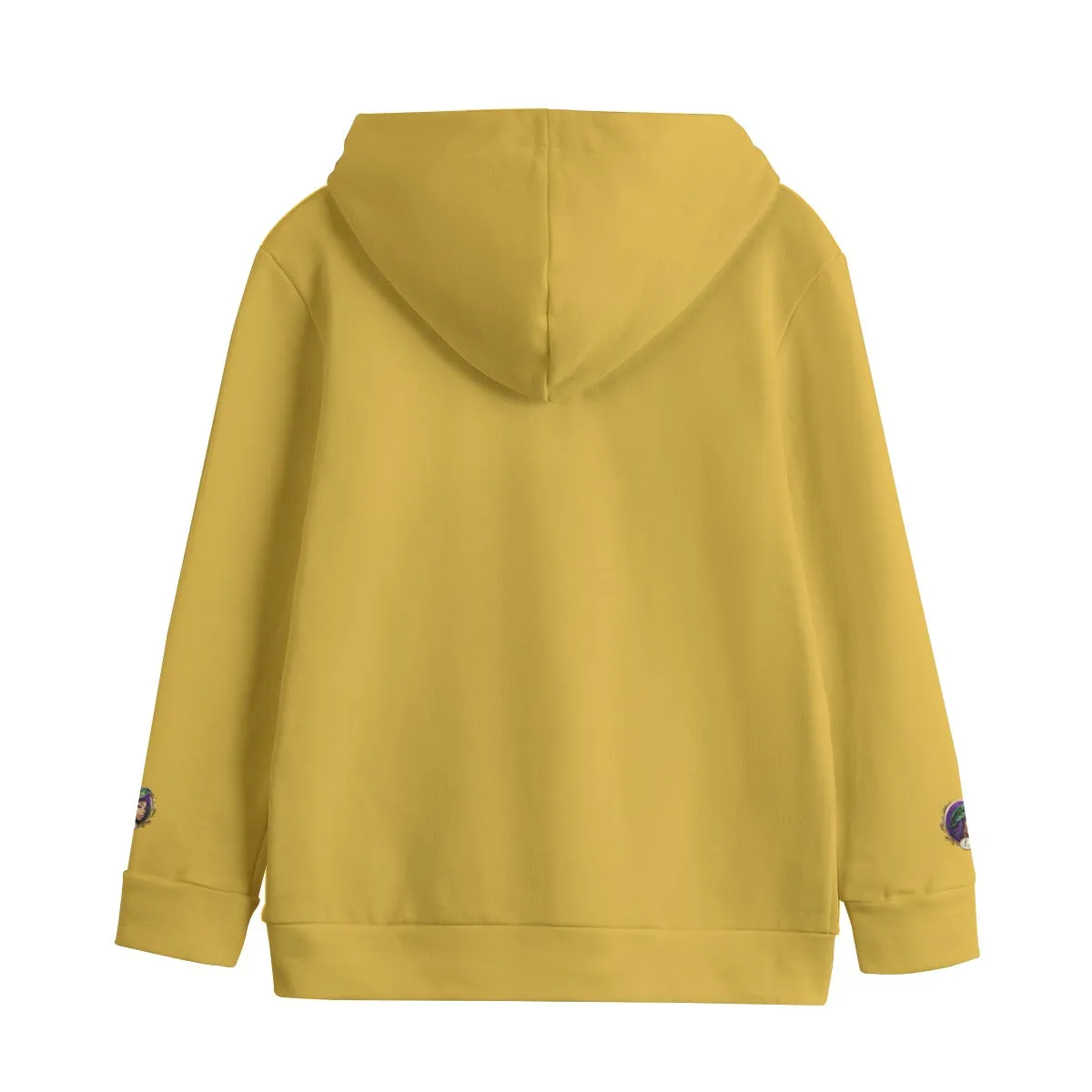 Glam Cute Kid's Pullover Hoodie | Yellow