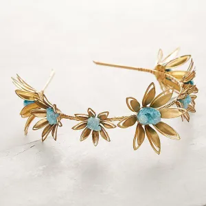 Golden Flower Headband