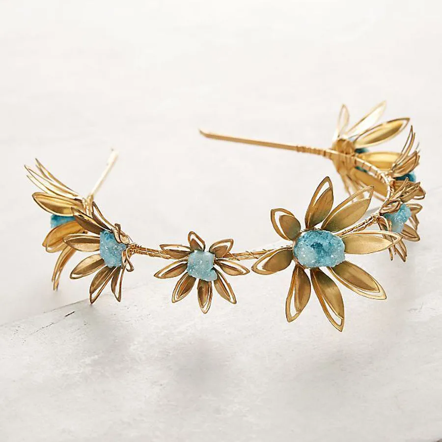 Golden Flower Headband