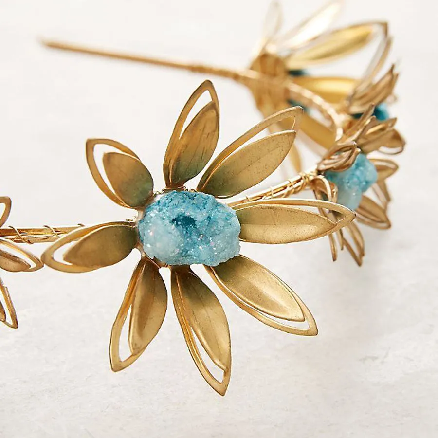 Golden Flower Headband