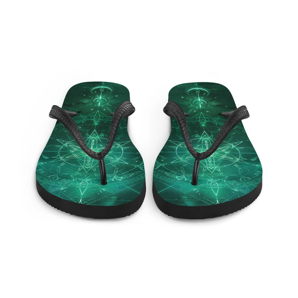 Green Spellcraft - Flip-Flops