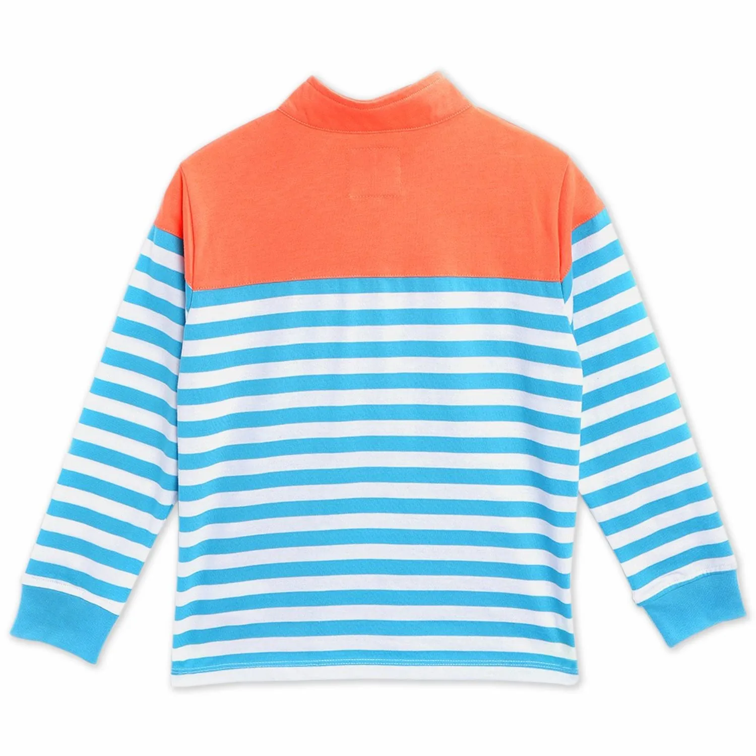 Half-Zip High Neck Sweatshirt