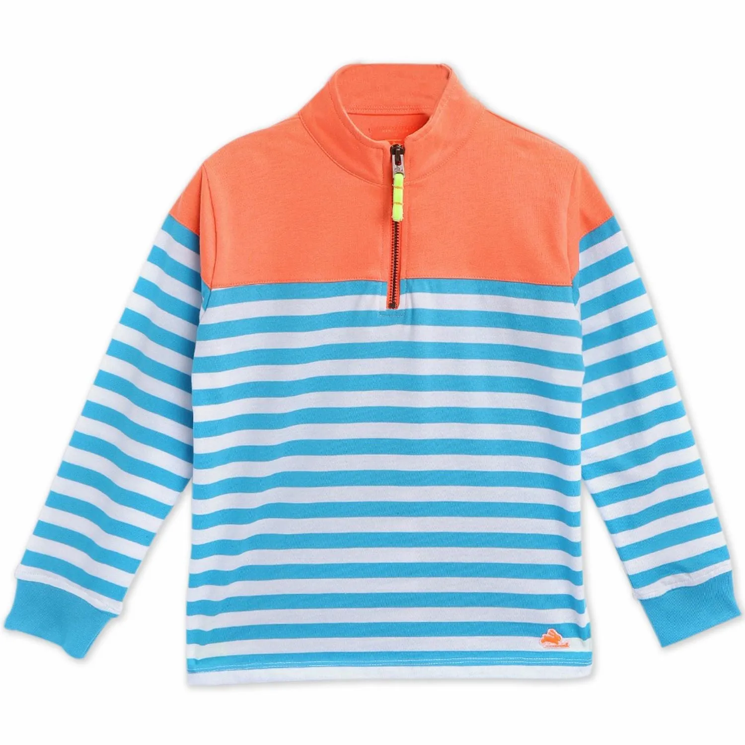 Half-Zip High Neck Sweatshirt