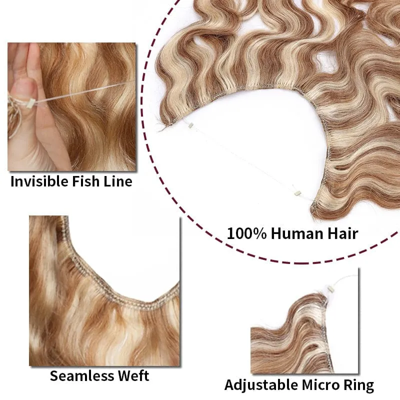 Halo Extensions 16"-24" For Extra Length & Volume Body Wave Light Volume All Shades