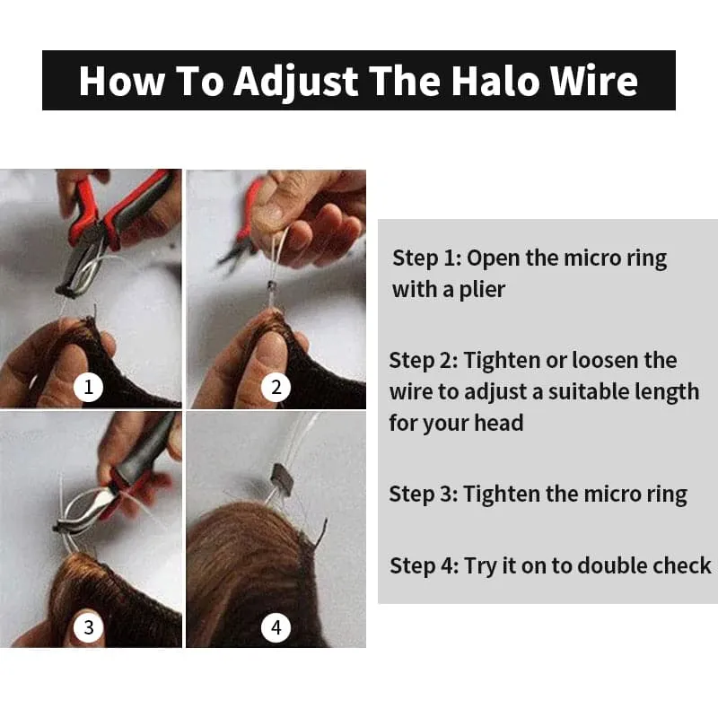 Halo Extensions 16"-24" For Extra Length & Volume Body Wave Light Volume All Shades