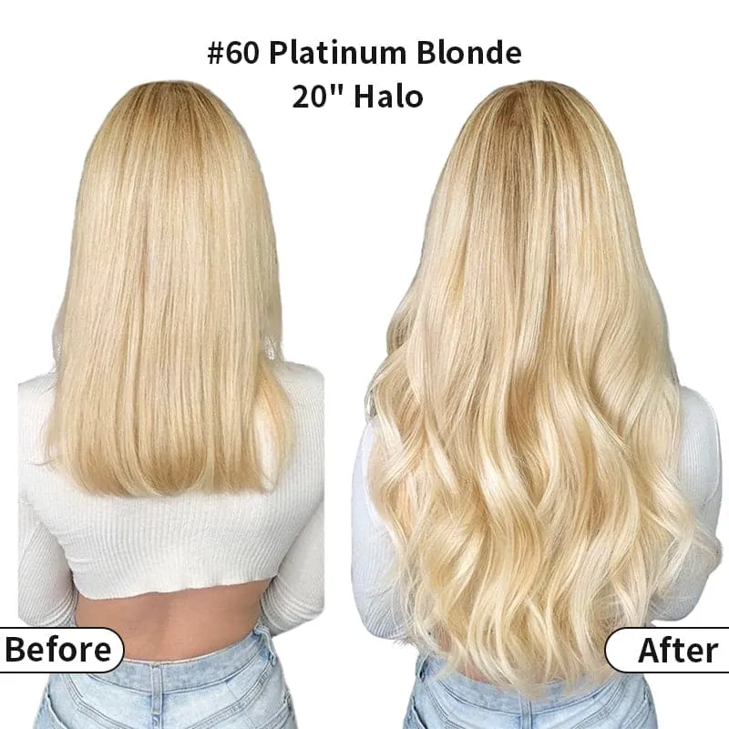 Halo Extensions 16"-24" For Extra Length & Volume Body Wave Light Volume All Shades