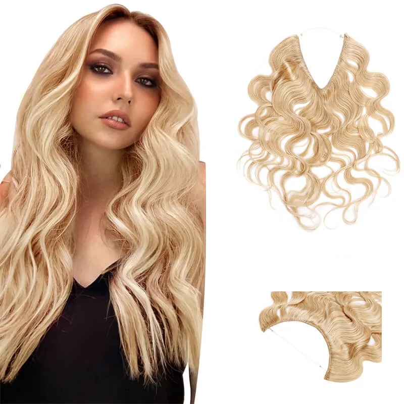 Halo Extensions 16"-24" For Extra Length & Volume Body Wave Light Volume All Shades