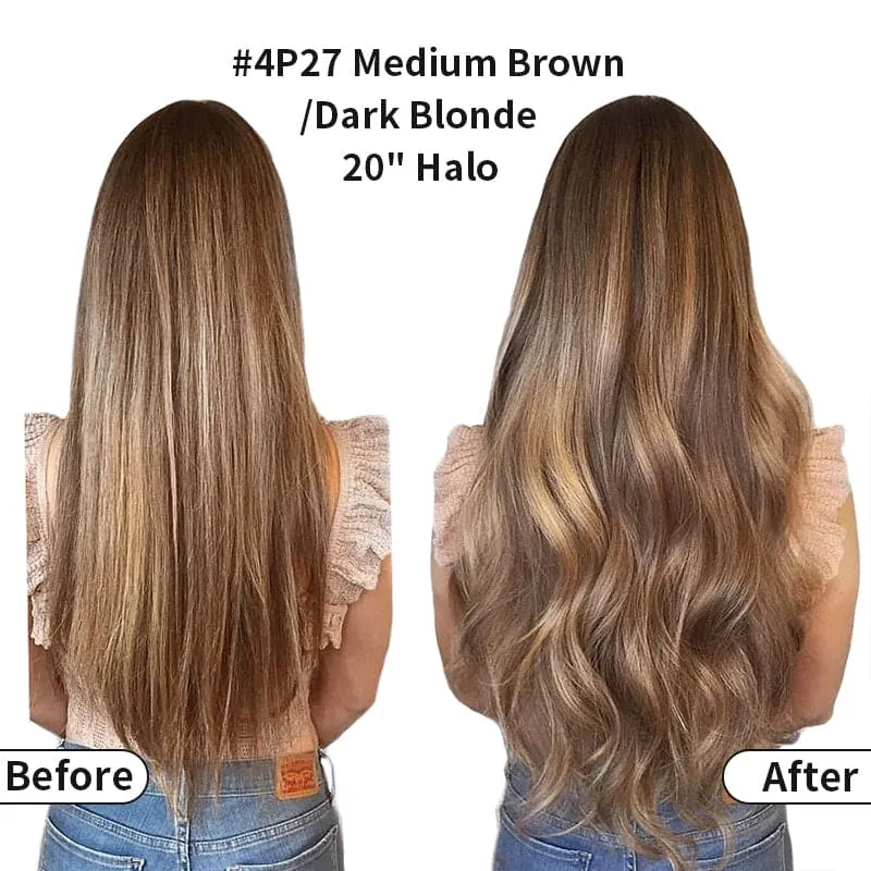 Halo Extensions 16"-24" For Extra Length & Volume Body Wave Light Volume All Shades