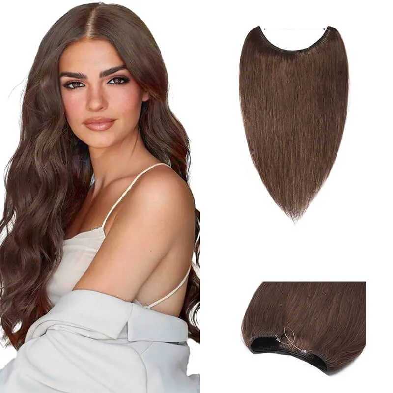Halo Human Hair Extensions Light Volume All Shades