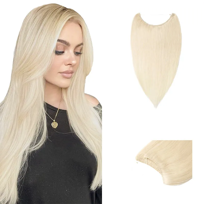 Halo Human Hair Extensions Light Volume All Shades