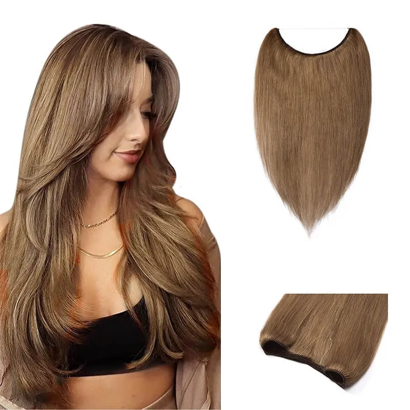 Halo Human Hair Extensions Light Volume All Shades