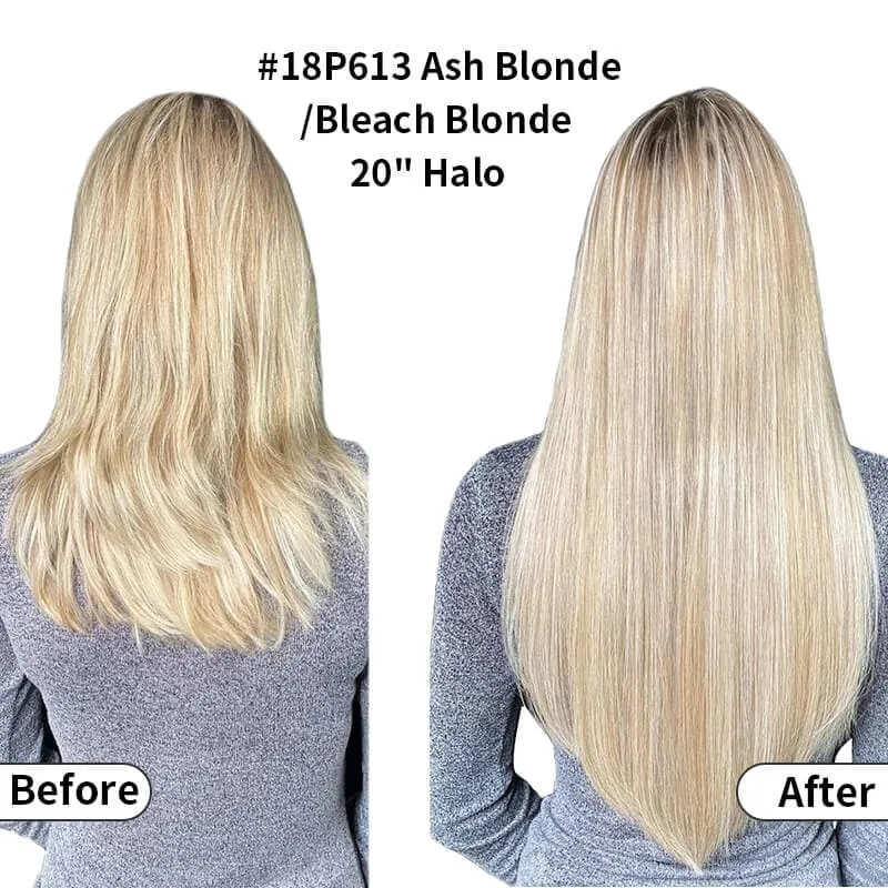 Halo Human Hair Extensions Light Volume All Shades