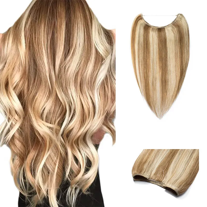 Halo Human Hair Extensions Light Volume All Shades