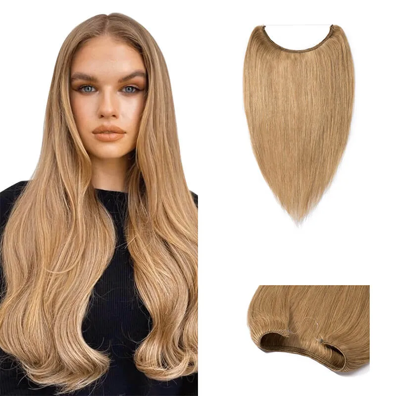 Halo Human Hair Extensions Light Volume All Shades