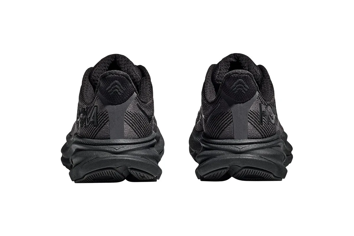 Hoka Clifton 9 B Black/Black Womens