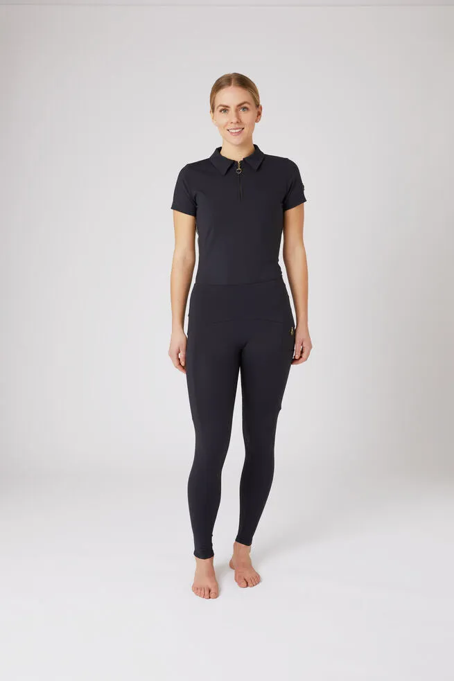 Horze Sagira FG Ladies Tights Very Dark Blue