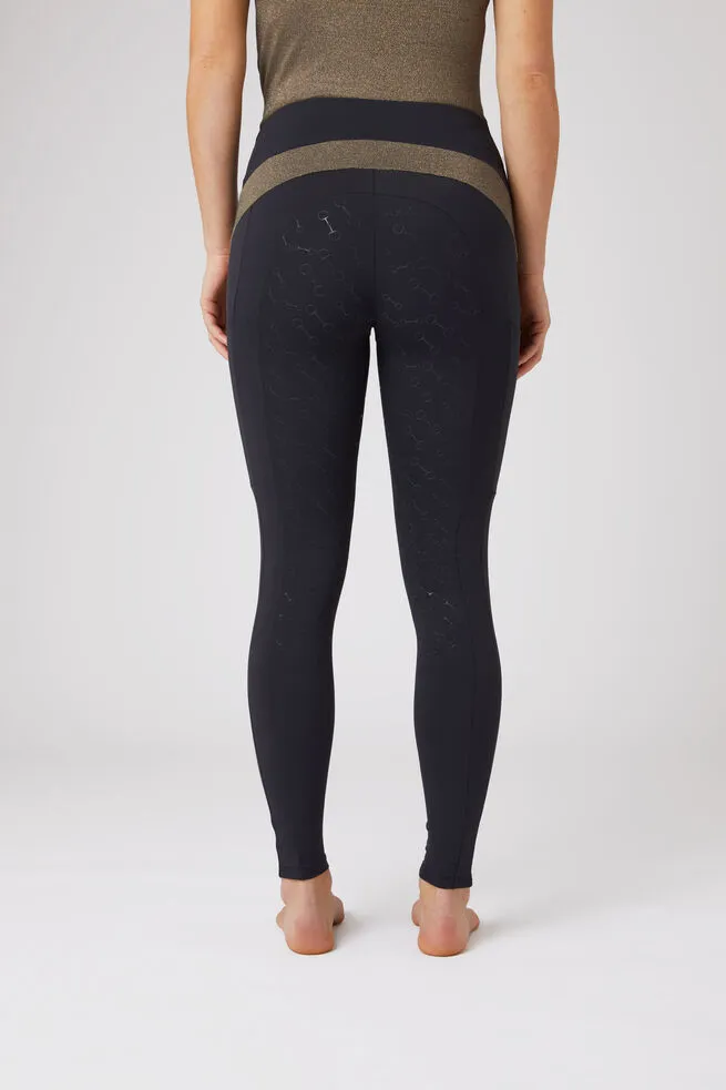 Horze Sagira FG Ladies Tights Very Dark Blue