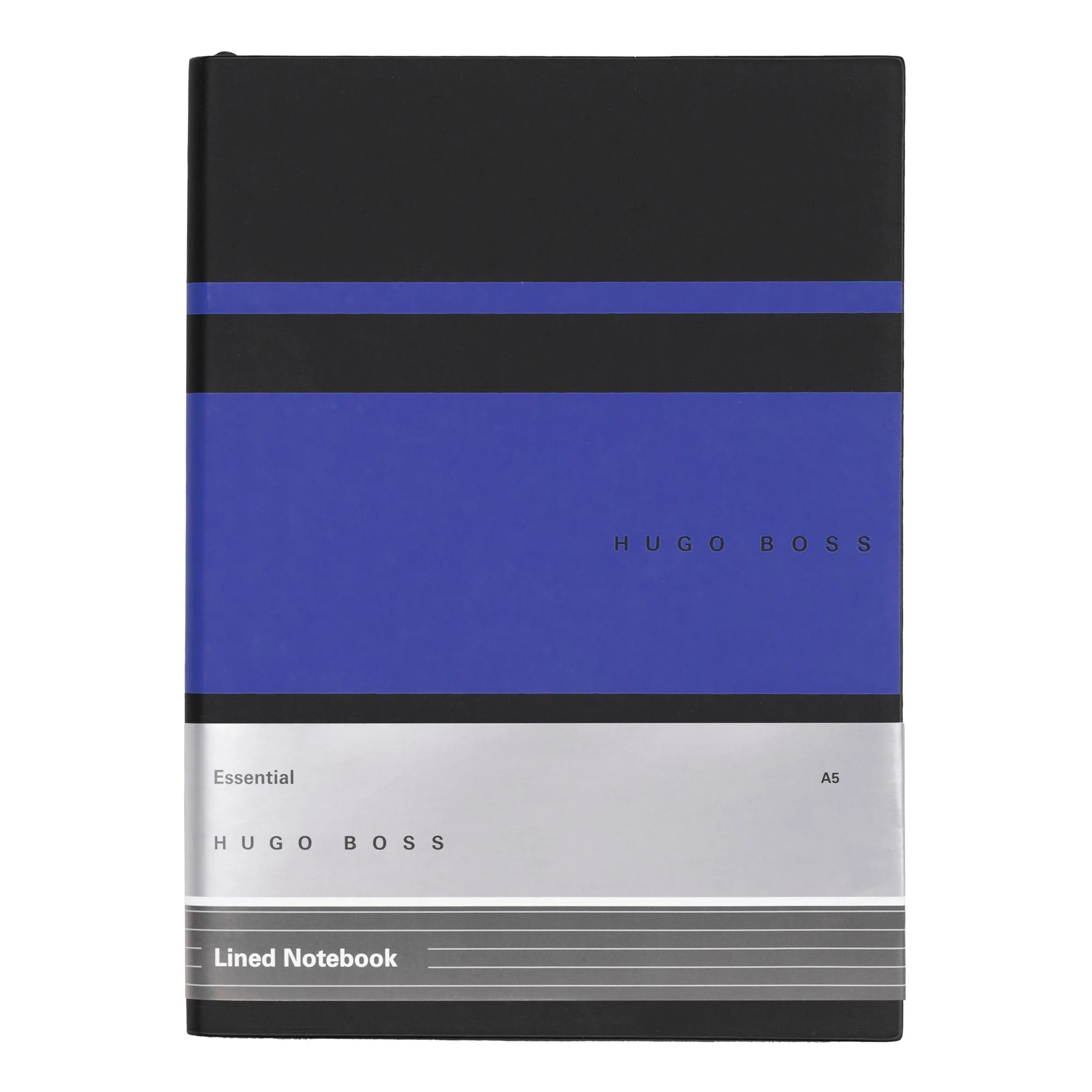 HUGO BOSS HNH127LL-Notebook A5 Essential Gear Matrix Blue Lined