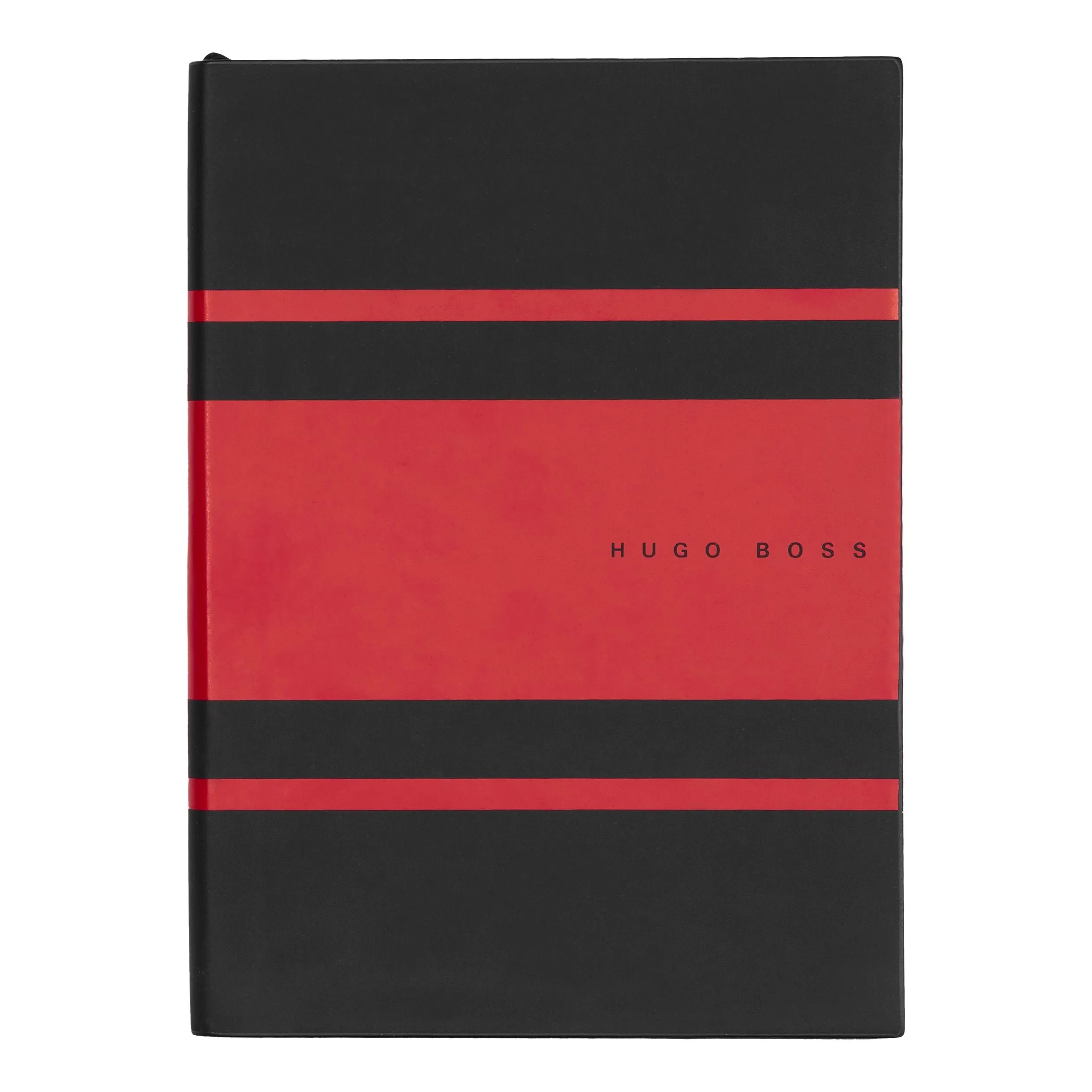 HUGO BOSS HNH127PL-Notebook A5 Essential Gear Matrix Red Lined