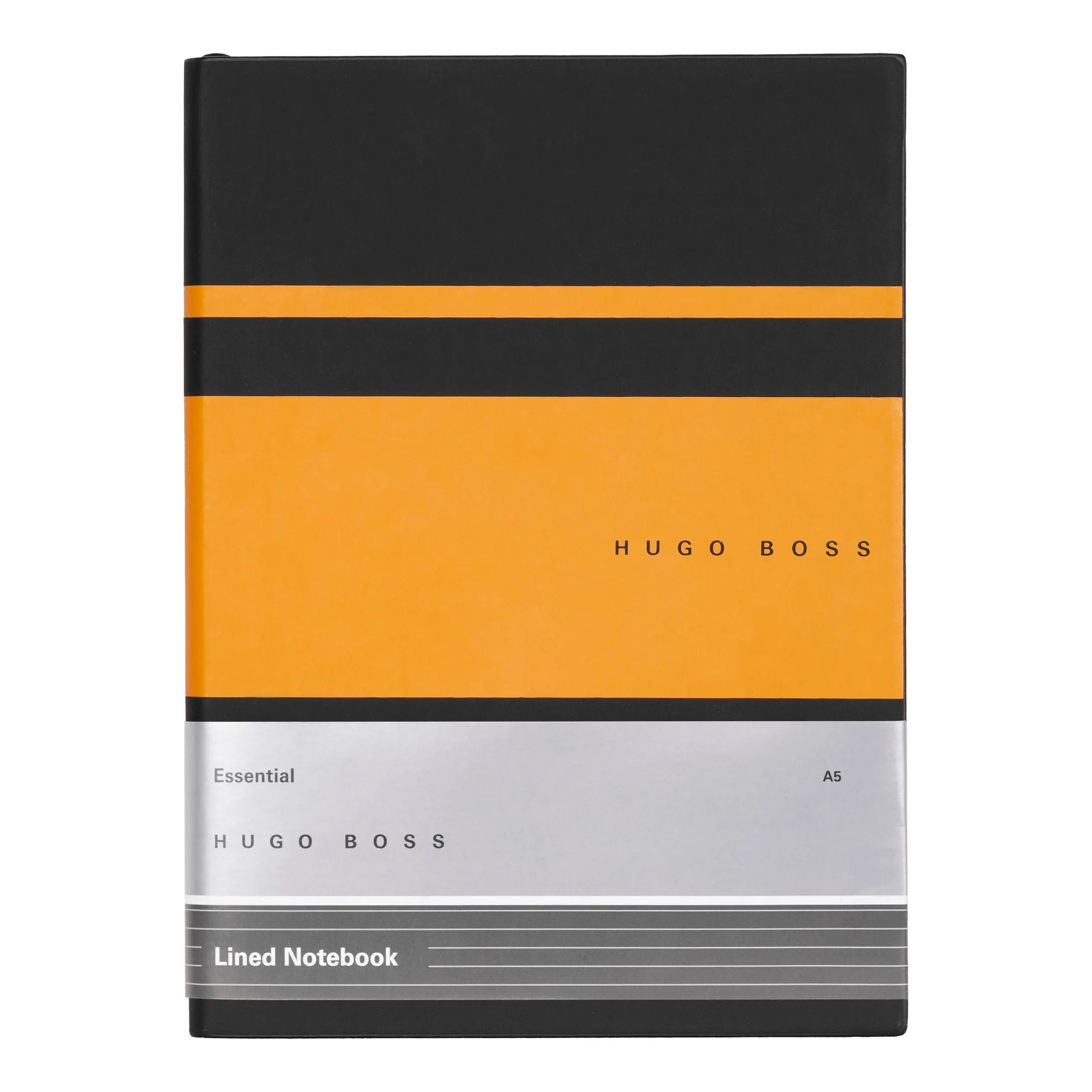 HUGO BOSS HNH127SL-Notebook A5 Essential Gear Matrix Yellow Lined