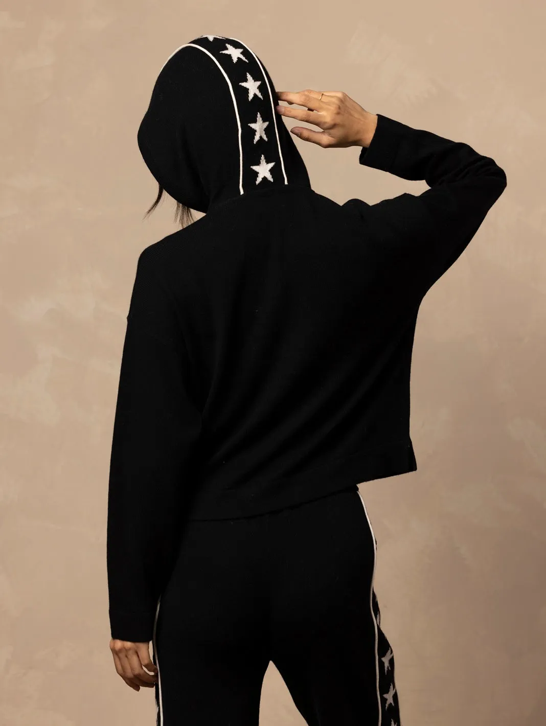 Isolde Cashmere Blend Star Hoodie
