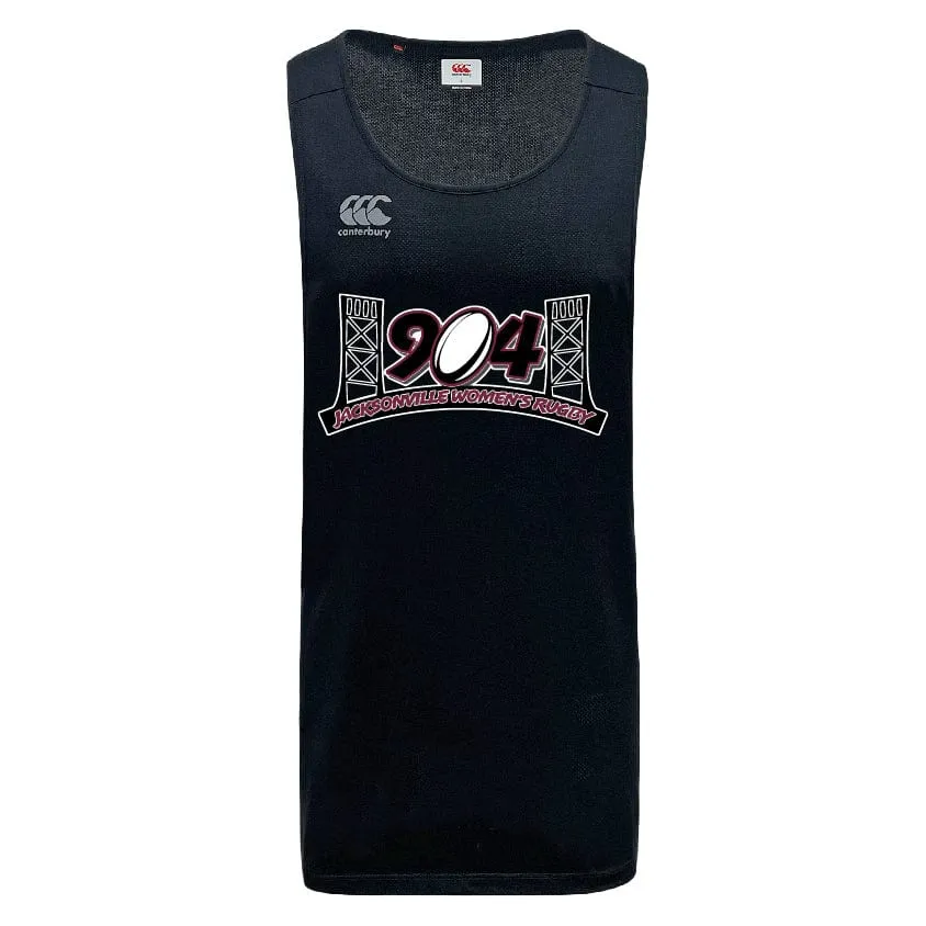 Jacksonville Women's Rugby Tempo Vapodri Singlet by Canterbury