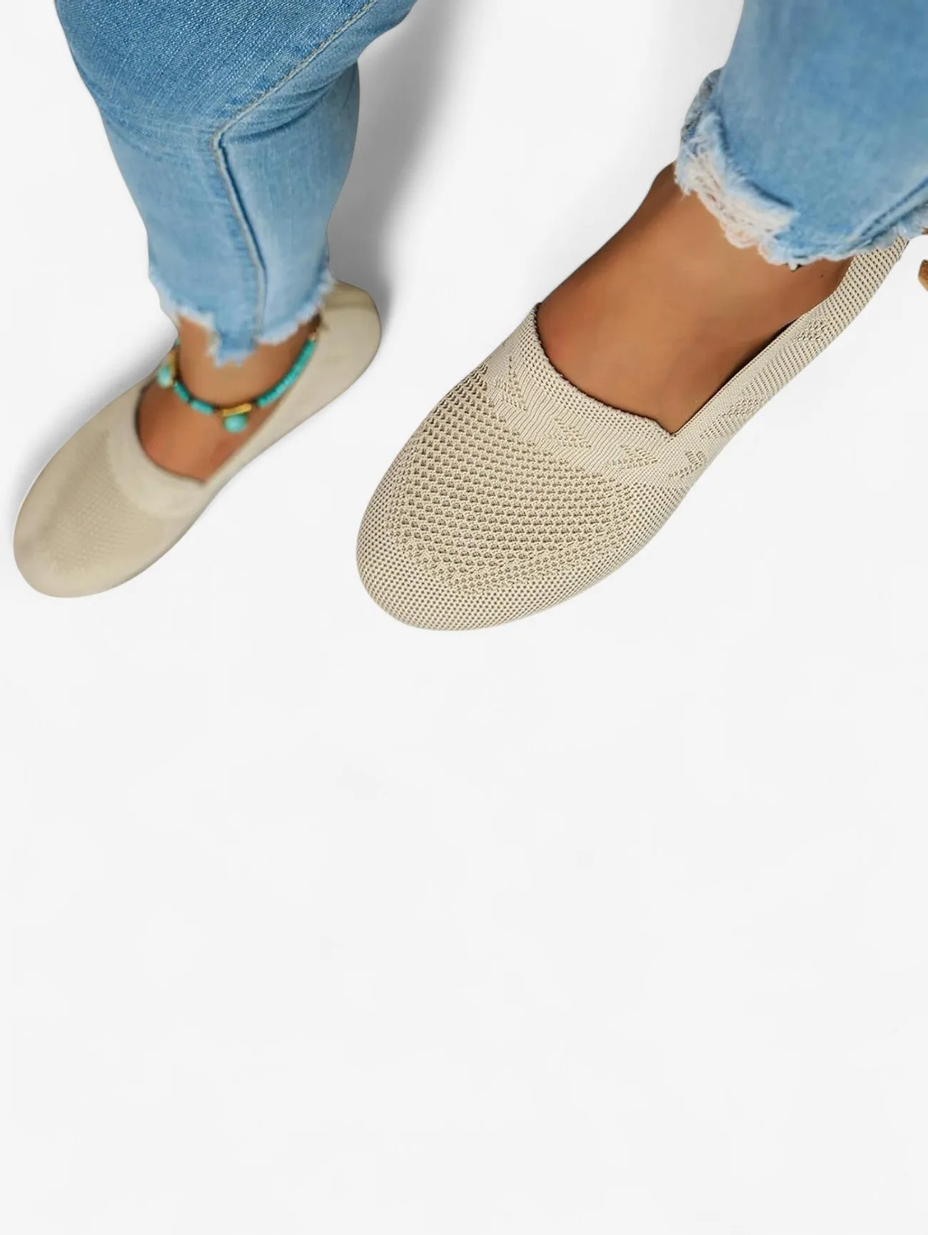 Jada | Women's Casual Breathable Slip On Walking Flats Loafers